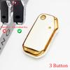 3 Button Tpu Car Remote Flip For Kia Sportage Ceed Xceed Sports K5 Seltos     Key Case Cover Fob Keychain Shell