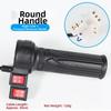 Black Electric Vehicle Handlebar Multistyles E-Bike Twist Throttle  Reverse Switch Accessories
