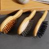 Mini Hair Comb Eco-Friendly Wooden Portable Air Cushion Cute Airbag Anti Static Wide Round Head Tooth Massage Combs Hair Brush