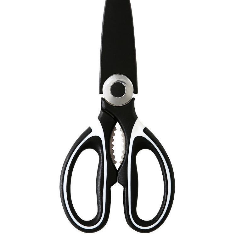 Multifunctional Panda Kitchen Scissors: Cut Chicken Bones, Food, Walnuts, and More; Ideal for Household and Children's Food Preparation.
