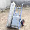 Dual-Bottle Oxygen-Acetylene Trolley: Large-Wheel Silent Foldable Cylinder Truck