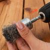 5/1Pcs Wire Brush Wheel Disc Polishing Wheel Brush Removal Cleaning Hexagonal Rod Electric Grinder Hardware Tool Parts Supplies
