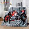 3D-Cyberpunk-Konzept-Motorrad-Cartoon-weiche Plüschdecke, Flanelldecke, Überwurfdecke für Wohnzimmer, Schlafzimmer, Bett, Sofa, Picknick