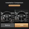 AANR1 Car Anti-Slip Steering Wheel Cover Carbon Fiber Leather For KIA K5 K9 Sorento Ceed Sportage Carnival Stinger Forte Niro Soul EV6
