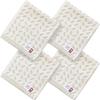 Bloom Imabari Towel Certified Hand Set of SION Towel 34 X Made In Cotton Towels, 4, Handkerchiefs, 35cm, Absorbent, Large, Design, Japan, 100%
