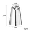 2D Icing Piping Tips Stainless Steel Pastry Nozzle Set for Cupcake Cake Decorating Home Baking Bakery Professional Use