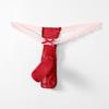 Bow Sissy Lingerie Men'S Sexy Elephant Nose Panties Mesh See Through T-Back Thong G-String  Stretch Long Penis Sheath Underwear