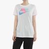 Nike Logo Letter Print Round Neck Short Sleeve T-Shirt Women Tops White CQ0961-100