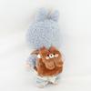 For 17cm Labubu Kawaii Bear Backpack Puppy Backpack Suitable for Labubu2.0 Sit Party Plush Costume Doll Bag