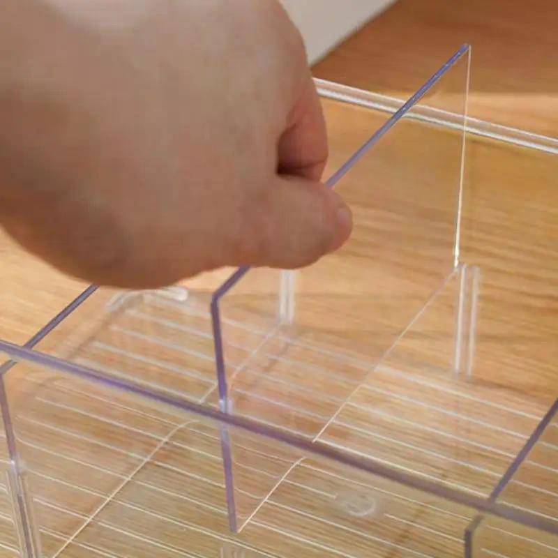 Desktop Office Item Storage Box Multifunctional Storage Box With Lid Acrylic Coffee Bag Compartment Box Cosmetics Storage Box