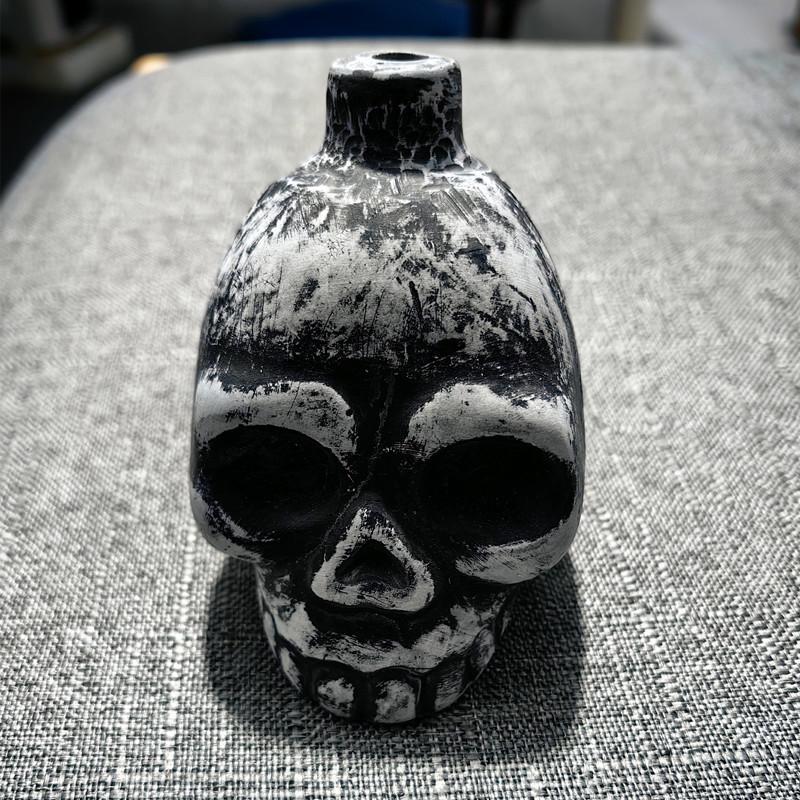 Customizable Aztec Death Whistle - Ghostly Halloween Craft Accessory