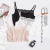 Tangge High-End Mulberry Silk Lace Camisole Tank Top