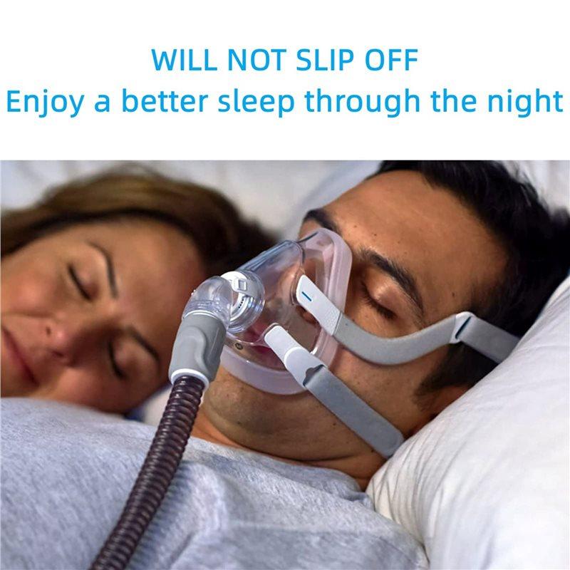 3X Headgear For Airfit F20, Replacement CPAP Mask Headgear Strap With Clips CPAP Supplies For Airfit/Airtouch F20