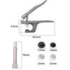 Metal Press Pliers Tools Used for T3 T5 T8 Kam Button Fastener Snap Pliers