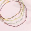 Colorful Dopamine Hot Girl Beach Necklace - European & American Style Cotton Rope Chain