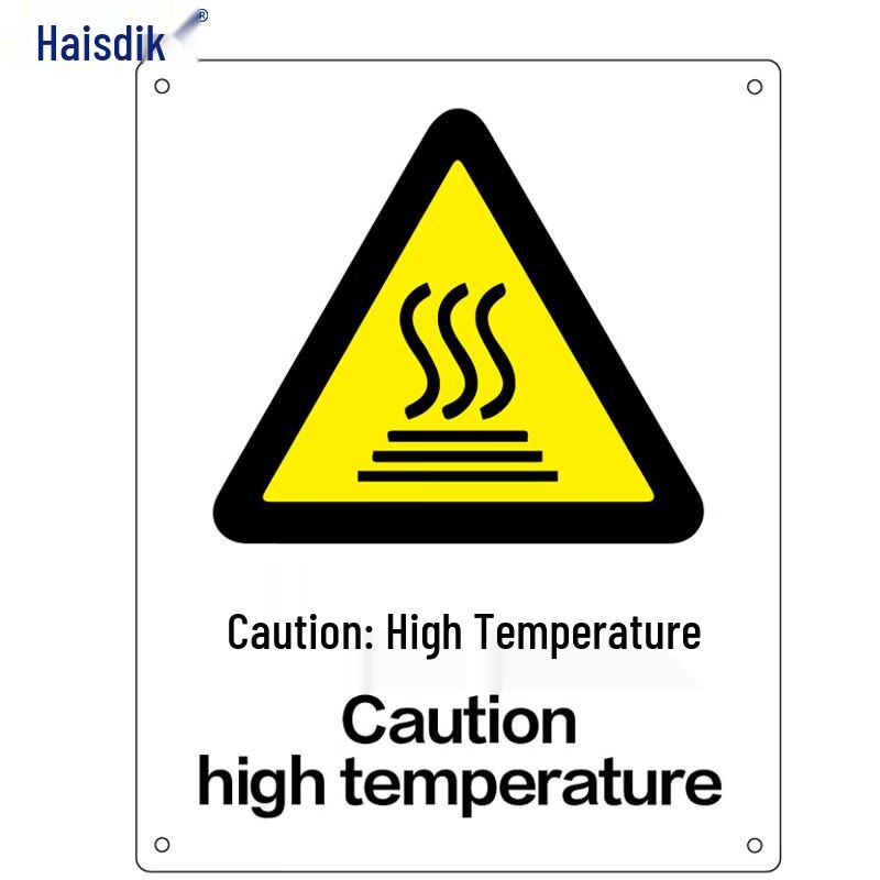 Hestick HK-70 Caution High Temperature Safety Sign