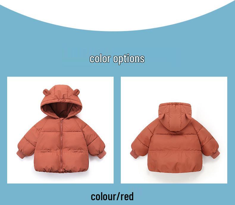 2025 Children's Cotton-Padded Jacket: Autumn/Winter Korean Style for Small To Medium Boys and Girls
