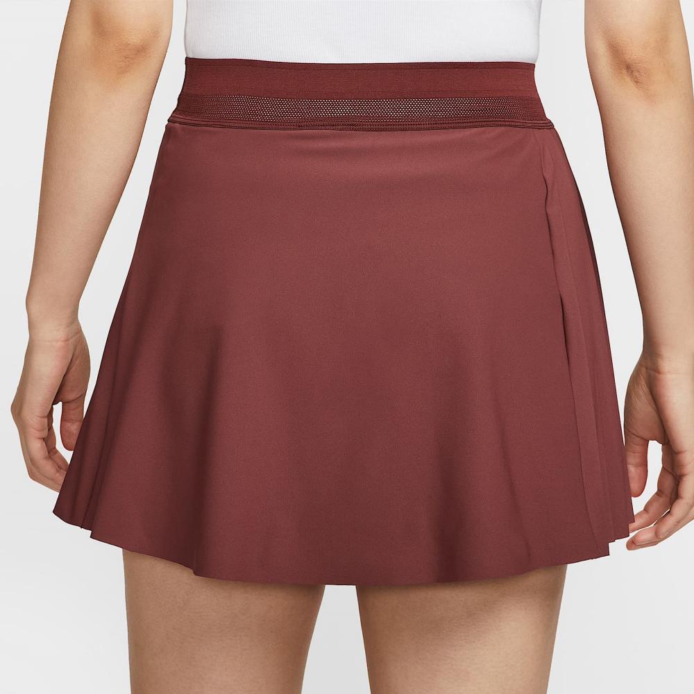 New Nike Court SlamDri Fit SS25 Casual Short Skirts Women's Dark Team Red/Dark Red/White Color FZ6767-619