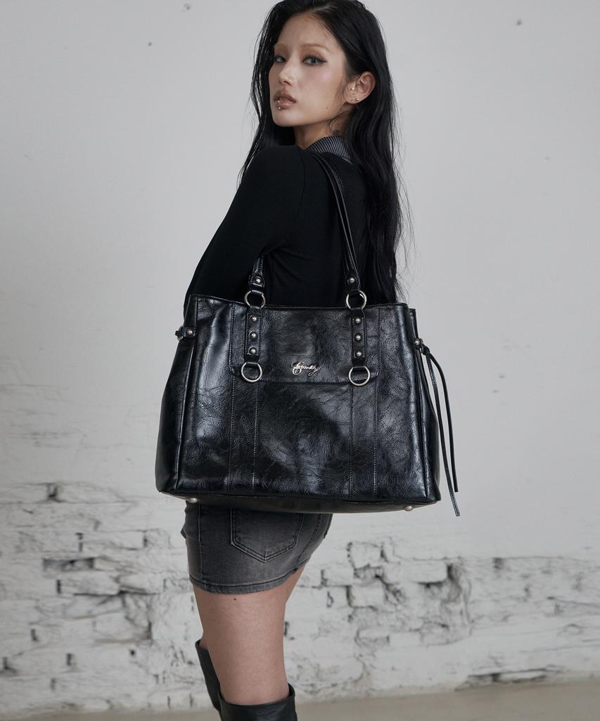 Curetty C Big Vintage Shopper Bag_Black