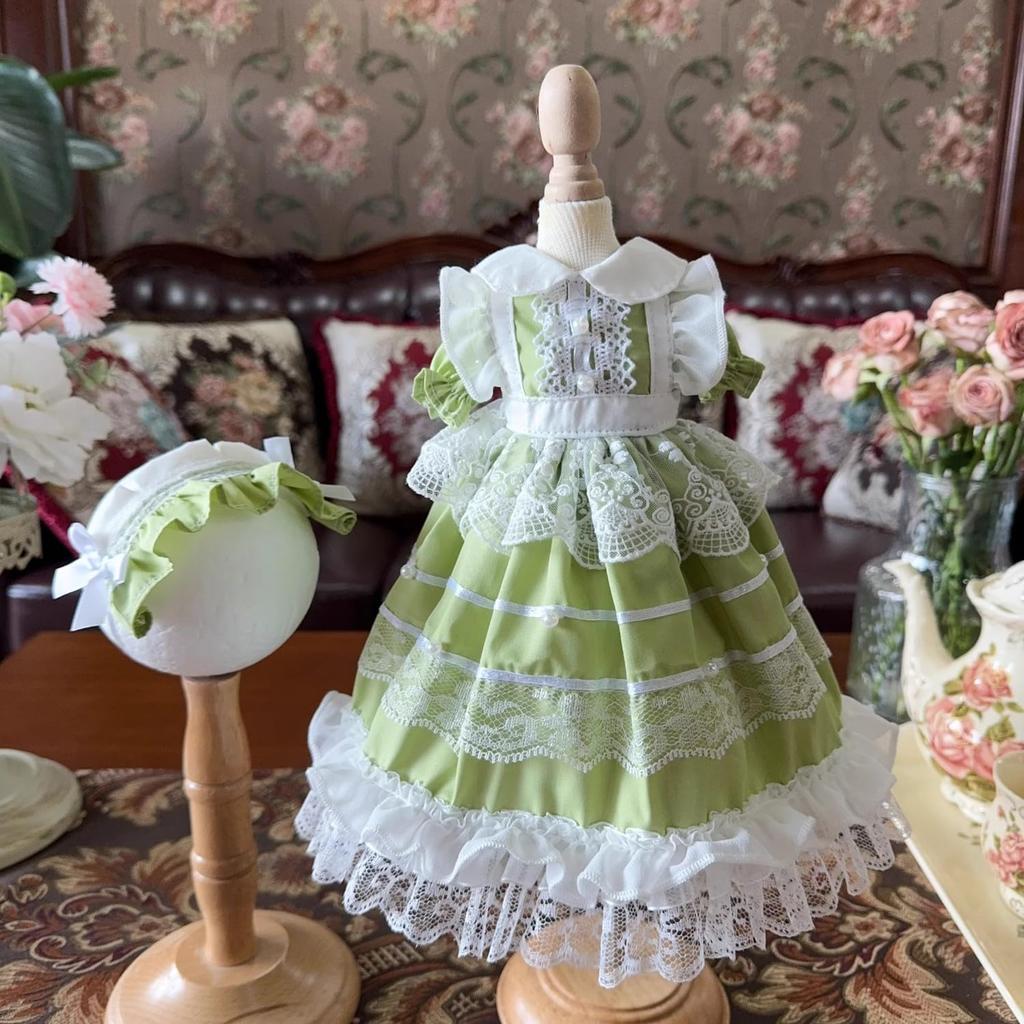 14 16 13 BJD Ball Jointed Doll Dress Doll Costume Doll Maid Clothes Ball Jointed Doll Dress Up Doll Dress Princess Dress, Maid Clothes, (Head and