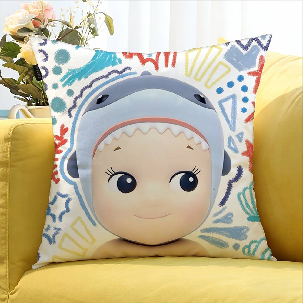 Lovely Sonny Angel Fruit Various Sizes Square Pillow Case For Car Home Bedchamber Decor