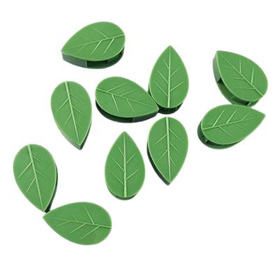 10 Stück Kletterpflanzen-Unterstützung Bohrfreier Snap Selbstklebender unsichtbarer Hakenhalter Wandhalterung Blattclip Indoor Garden
