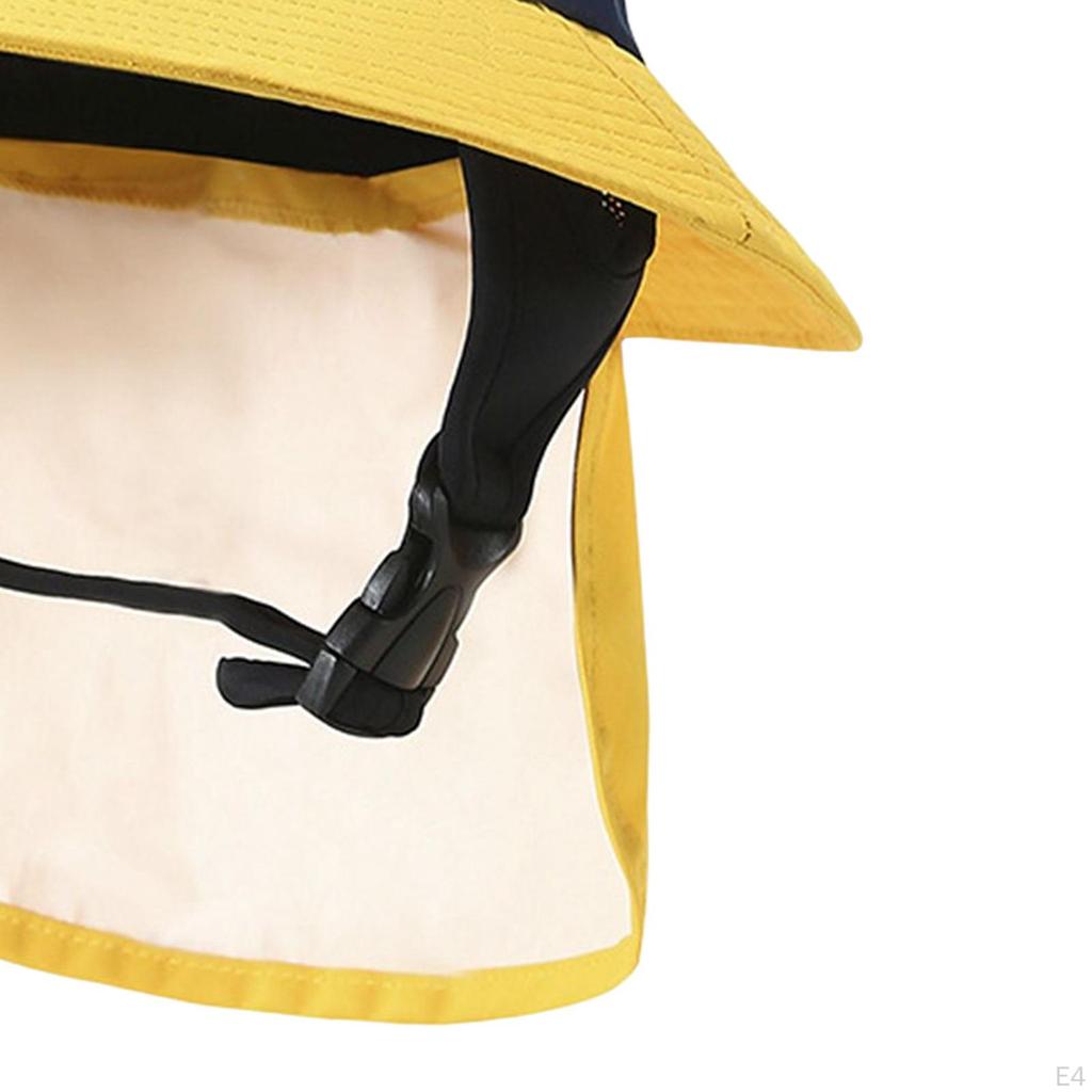 Bucket Hat Breathable Waterproof Summer Windproof Wide Brim Fisherman for Outdoor Water Sports