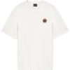EA7 Loose Fit Short Sleeve Round Neck Logo Patch Sports T-Shirt Unisex Tops 7X000454-AF16548-U0004