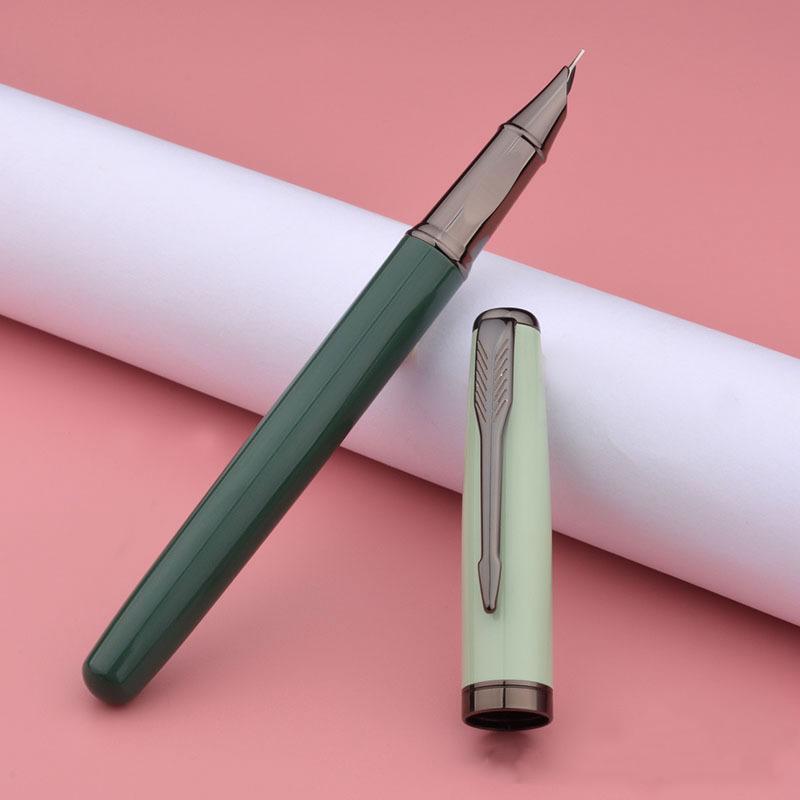 Metal Business Office Calligraphy Signature Fountain Pen Smooth Writing Student Practicing Pen