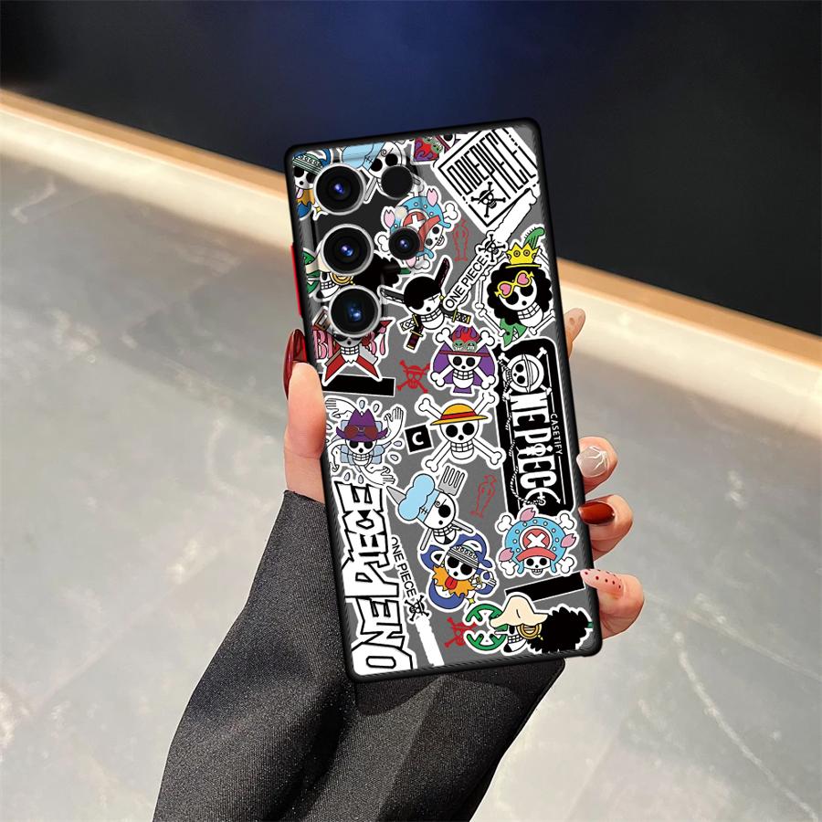 

One Piece Logo Funda Back Phone Cover Case for Samsung Galaxy S26 S23 FE S25 Ultra S20 FE Note 20 Ultra 10+ S21 S22 S24 Plus Galaxy S25