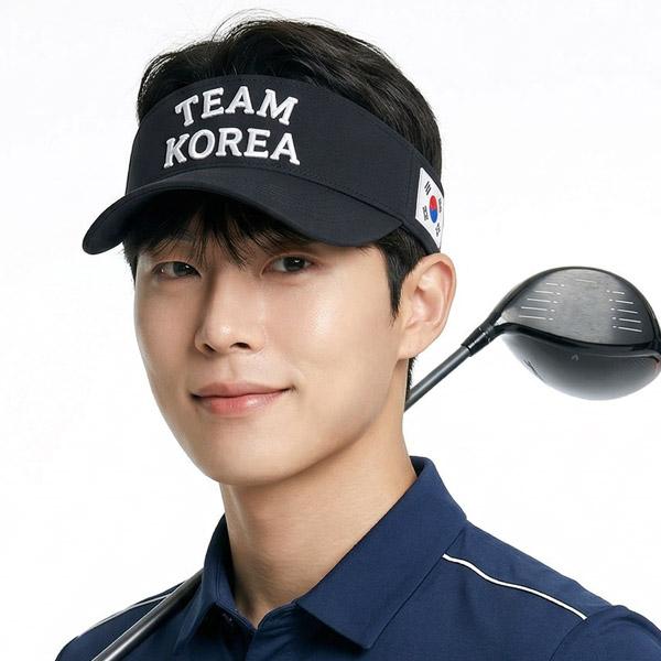 AVAVE Korean Flag Golf Cap Sun Cap Sun Visor Black