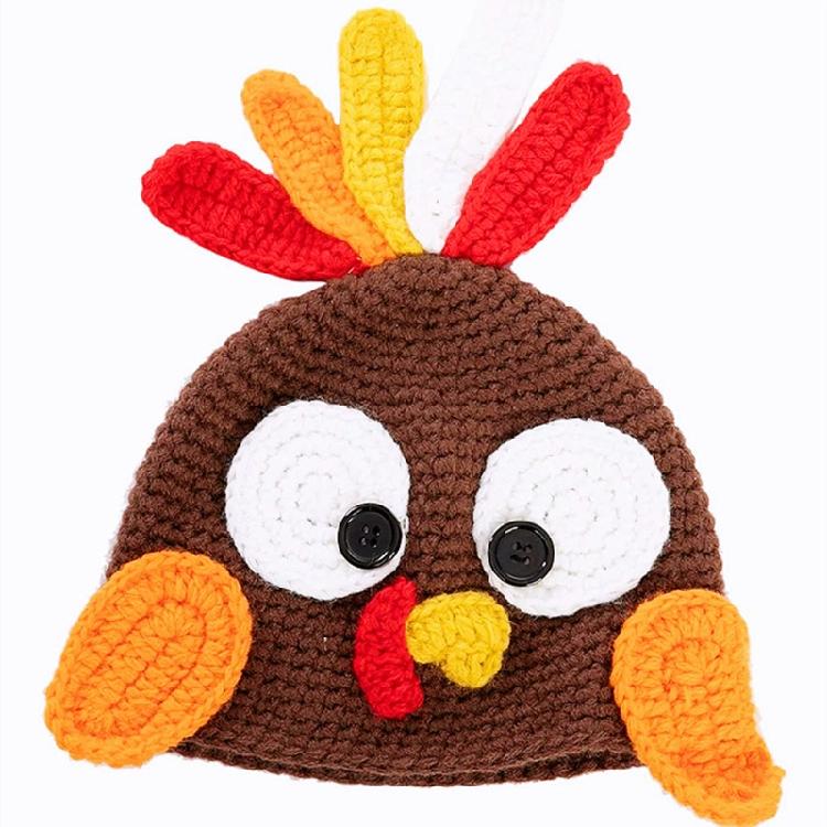 Children Turkey Hat Thanksgiving Kawaii Turkey Hat School Activity Cap Halloween