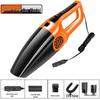120W High-Power Car Vacuum Cleaner - Wet & Dry Use with Strong Suction and HEPA Filter