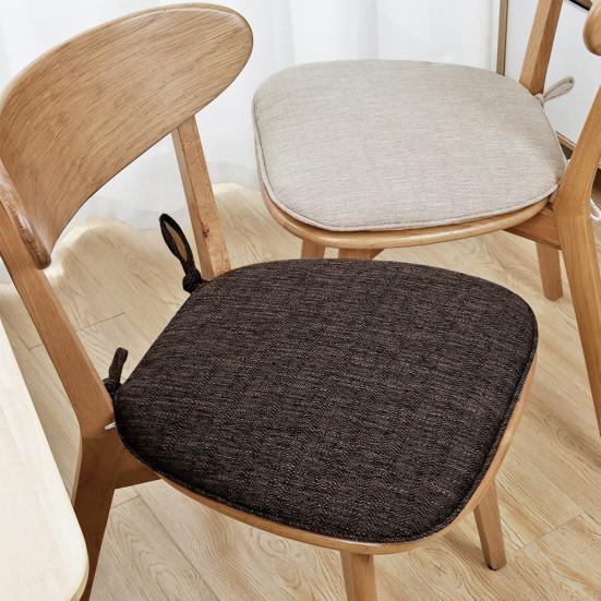 Winter Seat Cushion Stuffed Anti-slip Bottom Detachable Slow Rebound Pressure Relief Seat