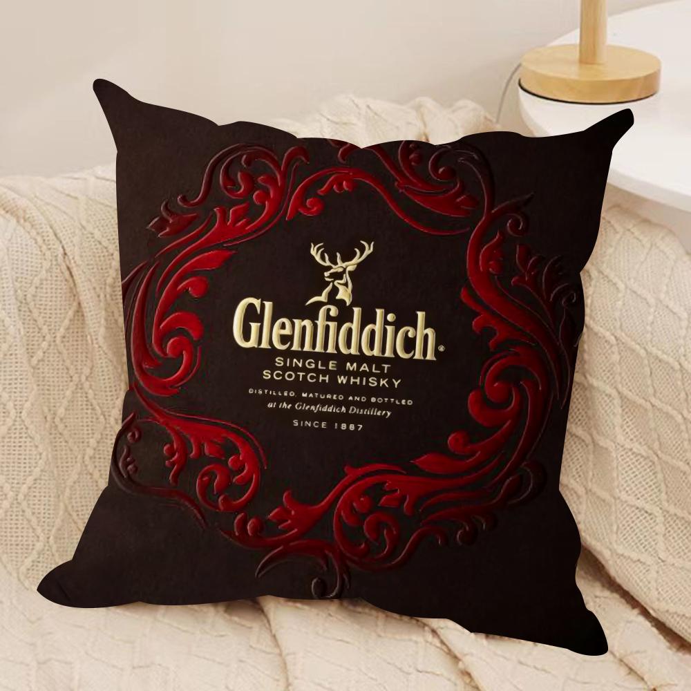 The G-Glenfiddichs Custom Cushion Cover Silky Short Plush Double-Sided Printed Pillow Case For Sofa All Seasons Home Decor Gift
