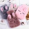 Winter Hot Water Bottle Reusable Hand Warmer Stress Pain Relief Detachable Plush Soft Cozy Cover Cute Fleeced Hand Warmer