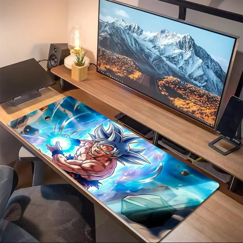 Son Goku Potisk Polštář Protiskluzový Podložka pod Notebook Tablet Velká Podložka pod Myš XXL Podložka Mini PC Herní Podložka S Uzamykatelným okrajem