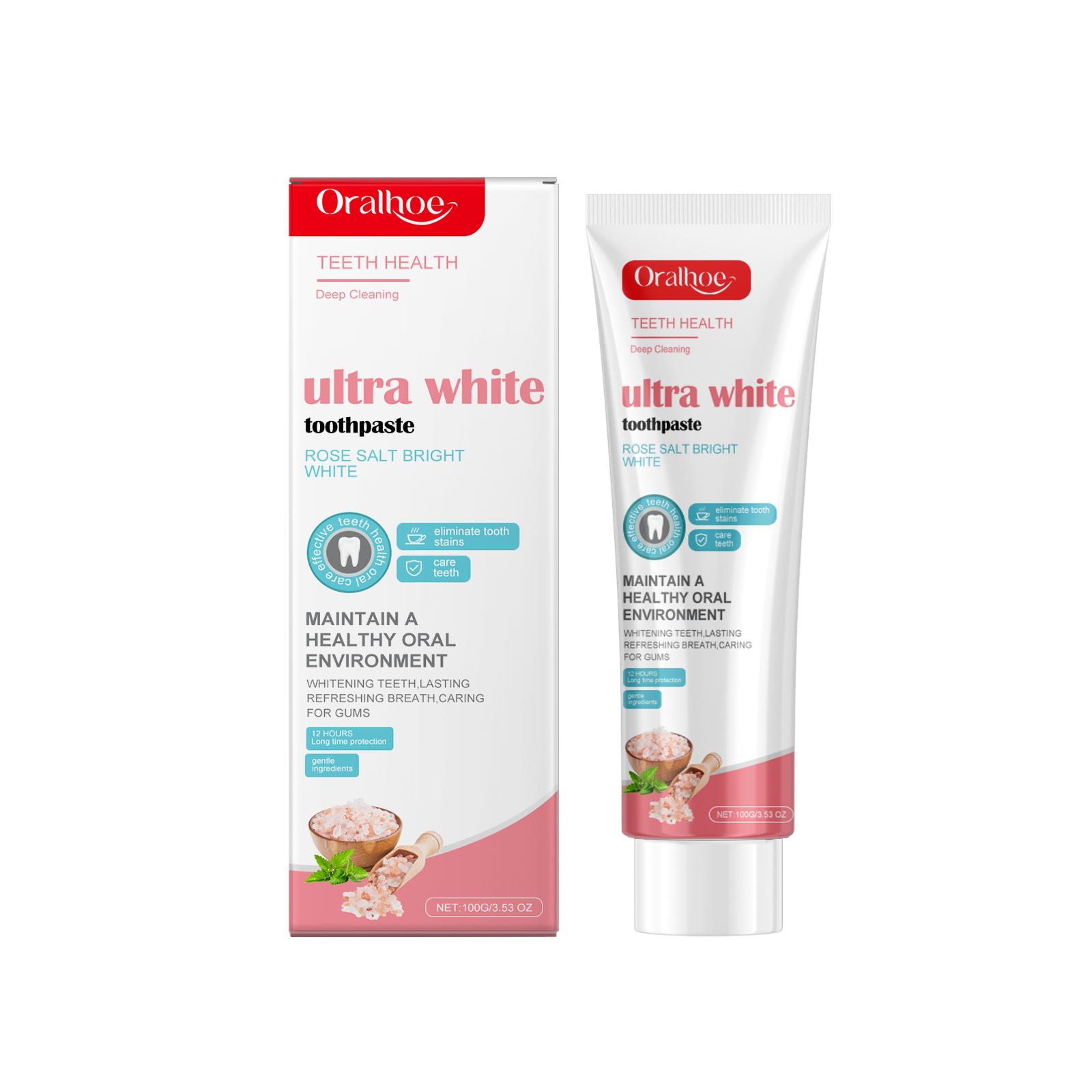 Отбеливающая зубная паста «Розовое сияние»: Раскройте естественное сияние вашей улыбки 100g