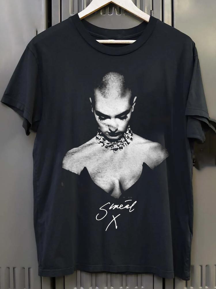 

Sinead O Connor Gift For Fan Black Short Sleeve All Size Shirt Unisex T-Shirt XXXXL