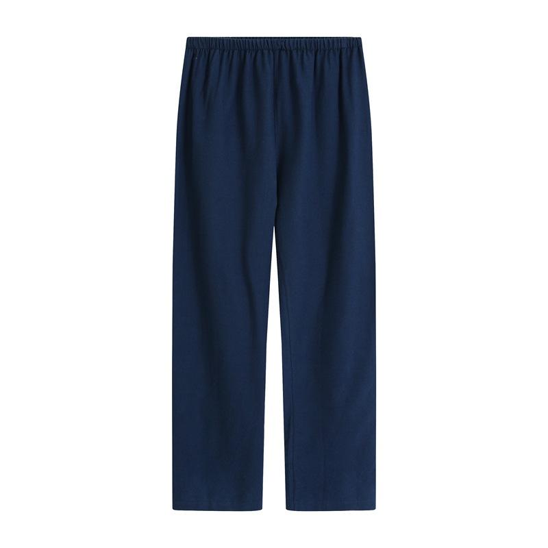 Karierte Pyjamahose, mittelschwerer Jersey-Stoff, normale Passform mit Taschen, Indoor-Lounge-Pyjamahose - Lounge-Hose