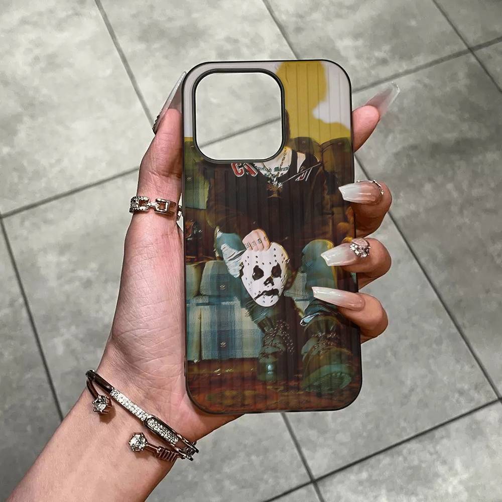 Sematary Haunted Luxury Phone Case For IPhone 17 Air 16 15 14 13 12 11 Pro Max Pro Plus Ripple Shockproof