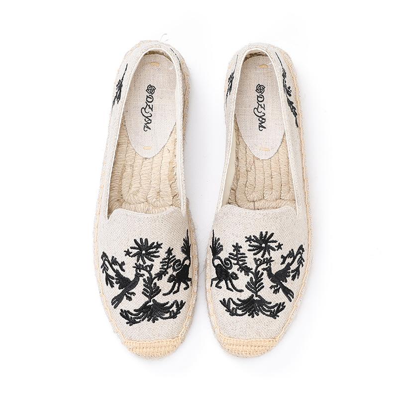 Kobiety Mieszkania Buty Slip On Ladies Canvas Lazy Loafers Oddychające Espadryle Obuwie na wiosnę i jesień