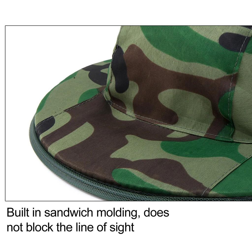 Net Mesh Face Protector Cap Insect Bee Mosquito Resistance Sun Fish Hat