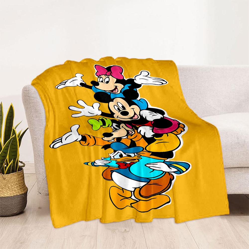 Classic Disney Characters Flannel Blanket-Soft and Suitable for Sofas,Beds,Offices,Travel,All Seasons,Great Gift for Holidays and Birthdays.