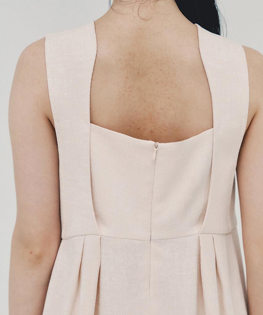 Awi Baby Doll Dress_Peach