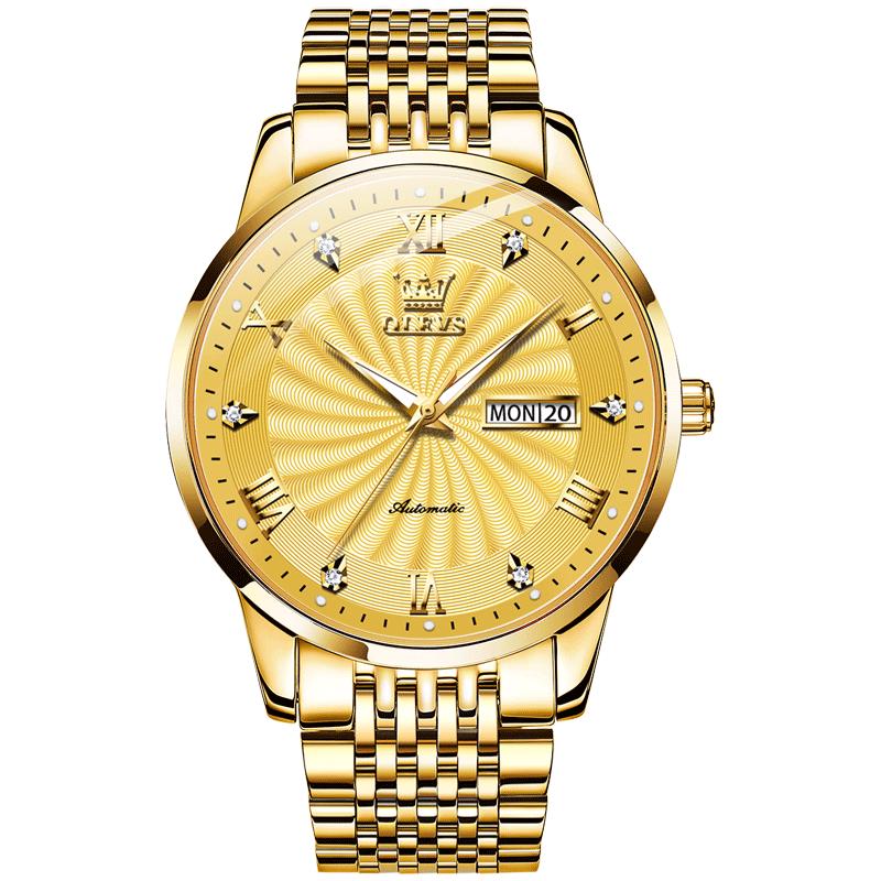OLEVS Men s Automatic Mechanical Luminous Business Watch