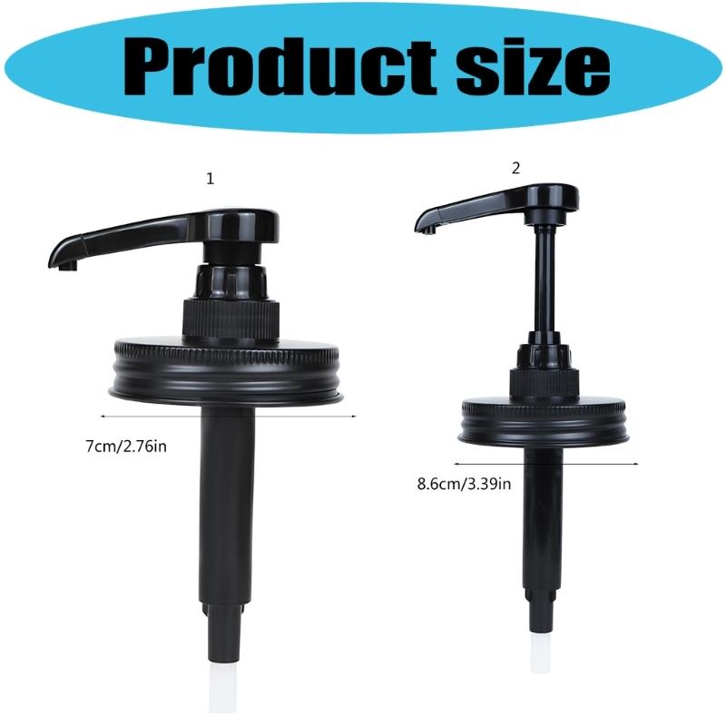 Food Dispenser Pump For Jams Syrup Sauce Easy To Use Press Designs Suitable For Kitchens And Cafes