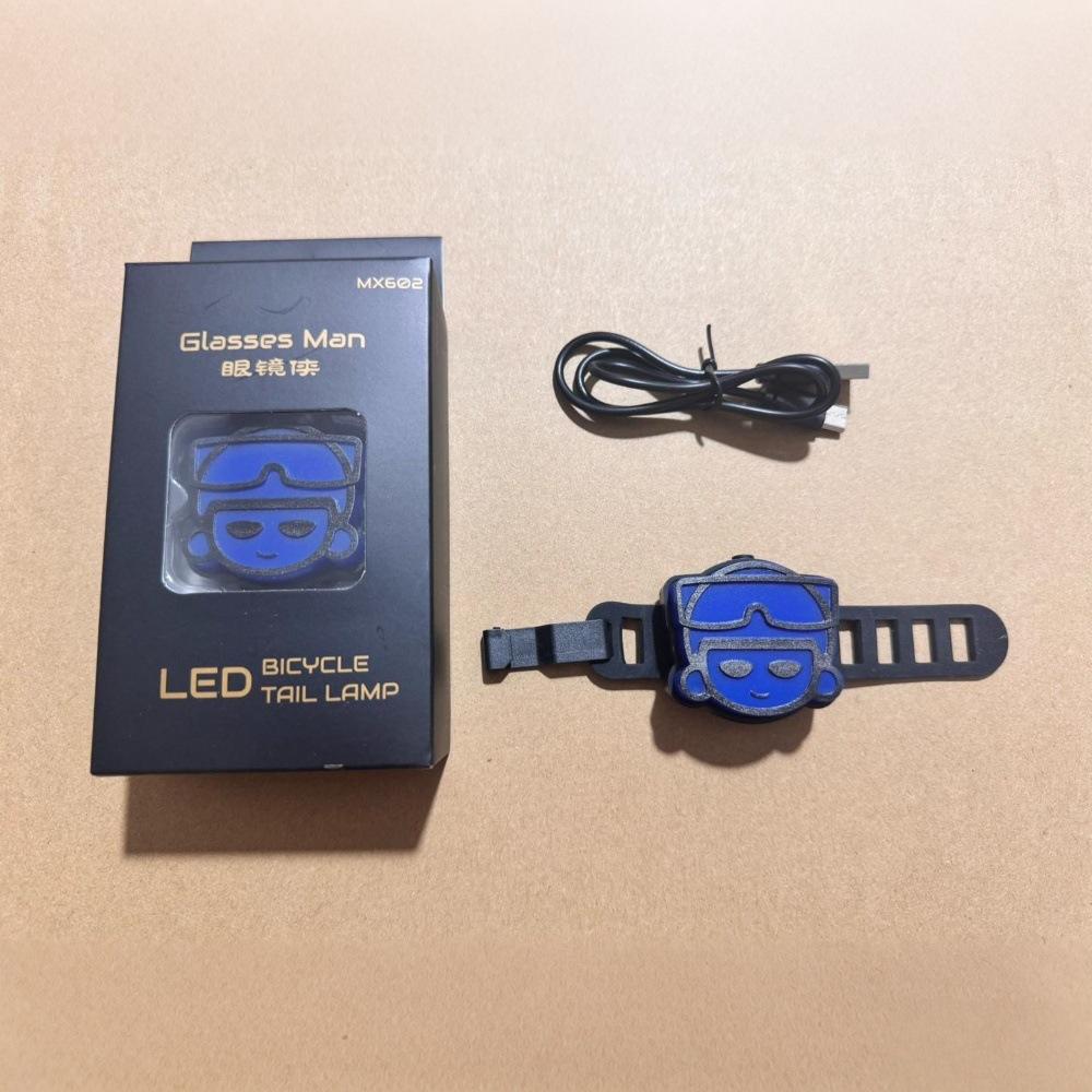 

Pet Luminous Dog Walking Lamp Luminous Pendant Prevent Dog From Getting Lost Night Rechargeable LED Warning Lights For Cats Dogs синій