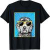 Goldendoodle Portrait Pop Art Doodle Dog with Sunglasses T-Shirt for Men Women Kids