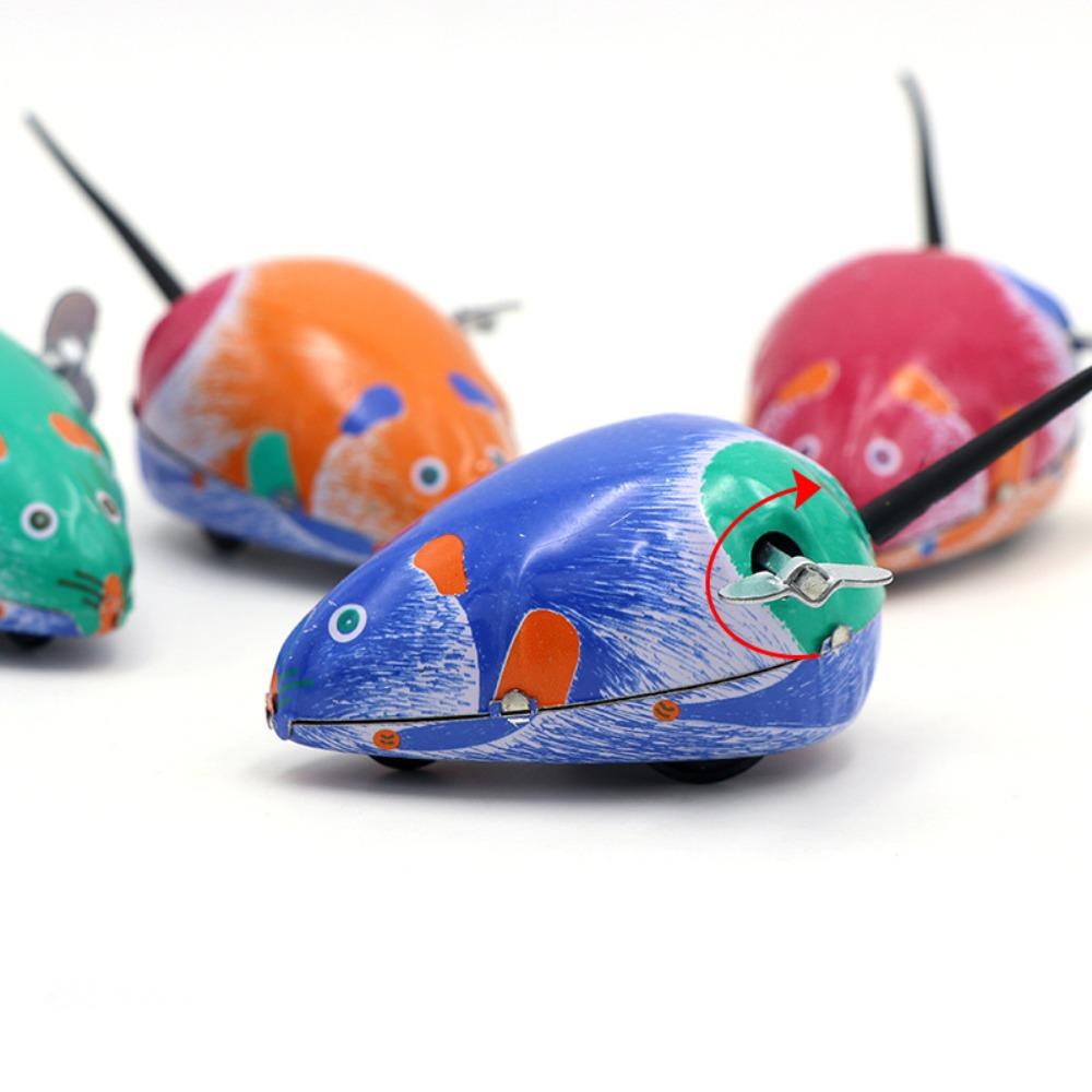 Gathering Children Collection Gift Interative Toy Iron Clockwork Frog Clockwork Toy Wind Up Frog
